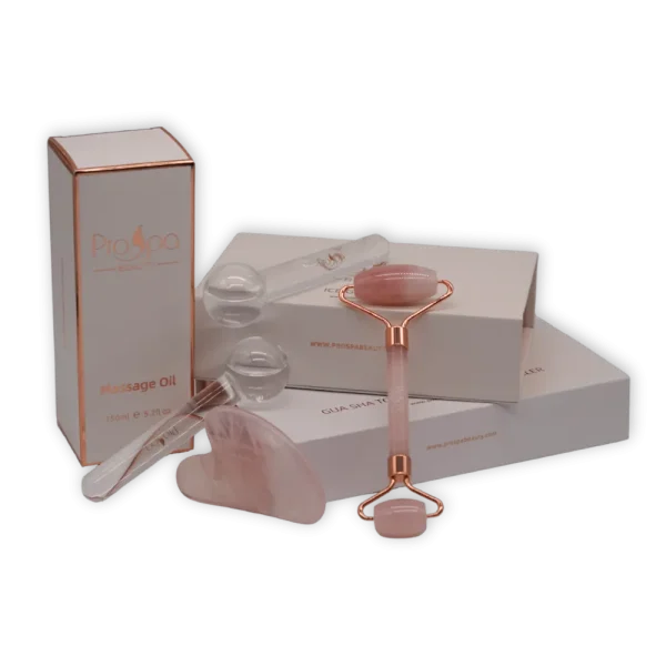 Kit de Massagem Facial com Globo de Gelo e Pedra de Jade Kit de Massagem Facial com Globo de Gelo e Pedra de Jade