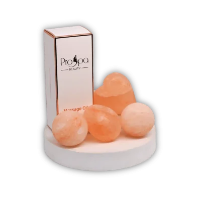 Kit Curso de Massagem com Pedras de Sal dos Himalaias