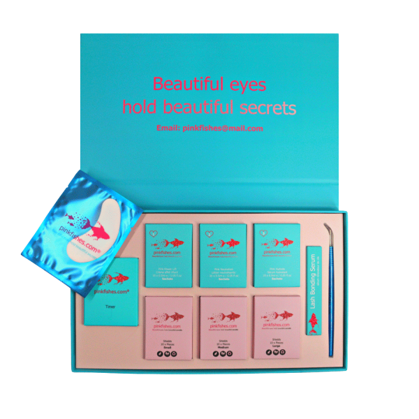 Kit de curso Elevação e coloração das pestanas Kit de curso Elevação e coloração das pestanas