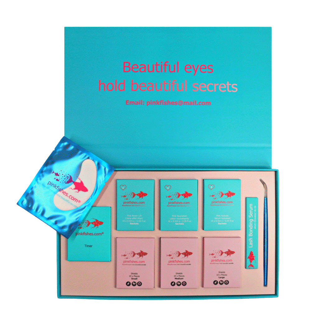 Kit de curso Elevação e coloração das pestanas
